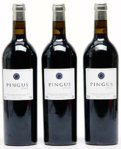 3 bts. Pingus, Dominio de Pingus, Ribera Del Duero 2001 A hfin.