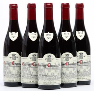 12 bts. Gevrey-Chambertin, Domaine Claude Dugat 2010 A hfin. Oc.