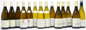 14 bts. Various White Burgundy 2002 A hfin.