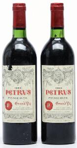 2 bts. Château Petrus, Pomerol 1983 A-AB bn.
