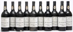 10 bts. Smith Woodhouse Vintage Port 1980 A-AB bn.