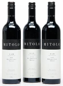 12 bts. Mitolo G A M Shiraz, McLaren Vale 2005 A hfin. Oc.