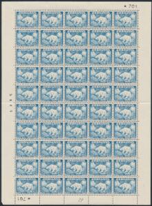 1946. Isbjørn. 40 øre, blå. Postfrisk HELARK. AFA 20000