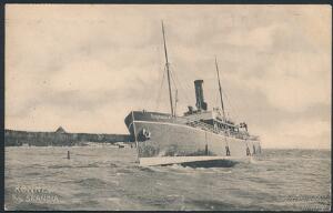 Postkort. Bornholm. Rønne SS Skandia
