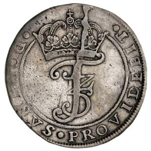 Frederik III, 4 mark  krone 1668, H 114A, Aagaard 117.3, stempelrevne