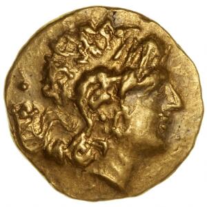 Atikkens Grækenland, Pontiske kongedømme, Mithradates VI Eupator, ca. 120 - 63 f.Kr., Au-Stater slået i Lysimachos af Thrakiens navn, ca. 88 - 86 f.Kr.