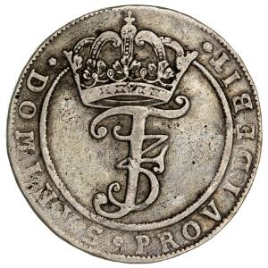 Frederik III, 4 mark  krone 1669, H 113A, Aagaard 117