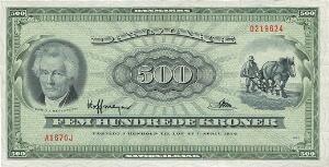 500 kr 1967 A1 OJ, nr. 0219624, HoffmeyerRiim, Sieg 138, DOP 147