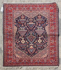 Keshan tæppe, Persien. Nichedesign. 20. årh.s anden halvdel. 213 x 145.