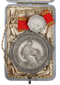 Sverige, Svenske Fotografernas Forbund, medaille i sølv, 1922, 53,3 g, med miniature, i æske