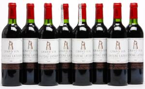 8 bts. Château Latour, Pauillac. 1. Cru Classé 1983