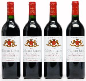 12 bts. Château Laroze, Saint-Émilion Grand Cru Classé 2000 A hfin. Owc.