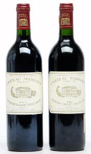 1 bt. Château Margaux, Margaux. 1. Cru Classé 1993 A hfin.  etc. Total 2 bts.