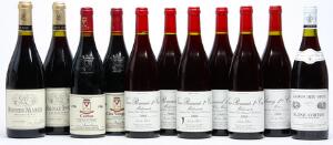 1 bt. Bonnes Mares Grand Cru, Lucien Le Moine 1999 A hfin.  etc. Total 11 bts.