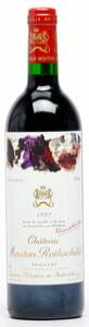 1 bt. Château Mouton Rothschild, Pauillac. 1. Cru Classé 1992 A hfin.