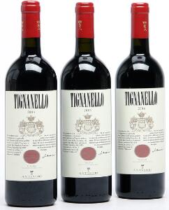 6 bts. Tignanello, Antinori, Toscana 2004 A hfin. Oc.