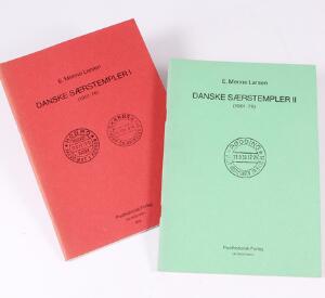 Litteratur. Danske særstempler I og II 1901-1976. Af Menne Larsen 1978. 2 hæfter.