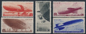 Rusland. 1934. Zeppelin. Ubrugt sæt. AFA 5500