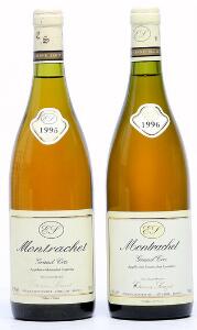 1 bt. Montrachet Grand Cru, Etienne Sauzet 1996 A hfin.  etc. Total 2 bts.