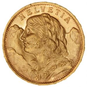 Schweiz, 20 Francs 1930 B, F 499