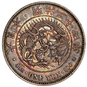 Japan, Meiji, Yen år 24 1891 e.Kr., Y. A25.3