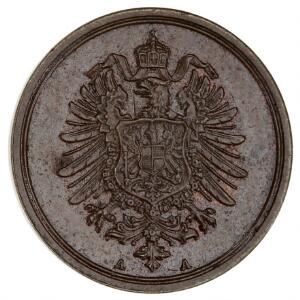 Tyskland, tyske rige, pfennig 1873 A, KM 1