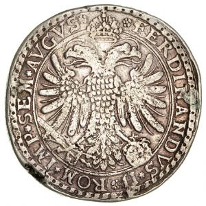 Tyskland, Ottingen, Ludwig Eberhard 1622 - 1634, thaler 1624, KM 21, meget små loddespor  på rev.