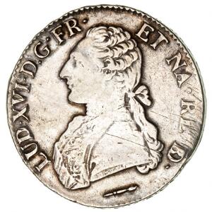 Frankrig, Ludvig XVI, ecu 1785 Pau, KM 564