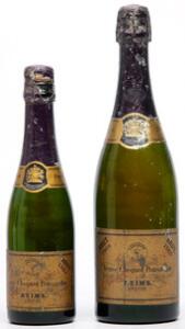 1 bt. Champagne Brut, Veuve Clicquot Ponsardin 1969 AB ts.  etc. Total 2 bts.