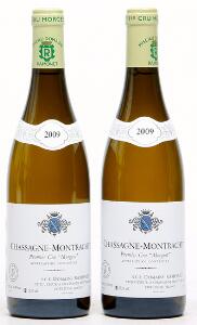 2 bts. Chassagne Montrachet 1. Cru Morgeot, Domaine Ramonet  2009 A hfin.
