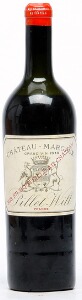 1 bt. Château Margaux, Margaux. 1. Cru Classé 1918 C ms.