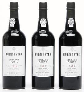 12 bts. Burmester Vintage Port 1999 A hfin. Oc.