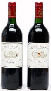 2 bts. Château Margaux, Margaux. 1. Cru Classé 1984 A-AB bn.