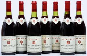 5 bts. Morey Saint Denis 1. Cru Clos Des Ormes, Faiveley 1990 AB ts.  etc. Total 7 bts.