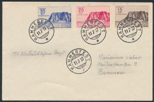 1930. Nordkapp I. Komplet sæt på pragtbrev fra Hammerfest 11.7.37