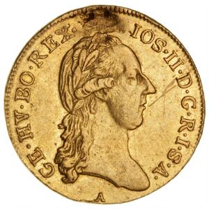 Østrig, Joseph II, 1765-1790, Ducat 1787 A, F 439