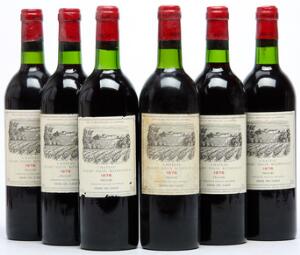 12 bts. Château Duhart Milon, Pauillac. 4. Cru Classé 1976 A-AB bn. Owc.