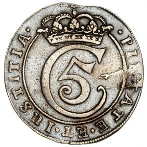 Christian V, 4 mark  krone 1682, H 67B