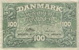 100 kr 1953 n, Riim  Teilmann, Sieg 126, DOP 135