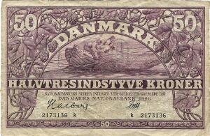 50 kr 1948 k, Halberg  Friis, Sieg 124, DOP 133