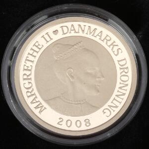 Polarmønt, 1000 kr 2008 Sirius, Sieg 2B, i original æske fra Den Kgl. Mønt