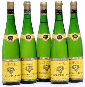 5 bts. Gewurztraminer Réserve Personnelle, Hugel 1983 A-AB bn.