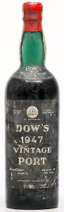 1 bt. Dows Vintage Port 1947 AB ts.