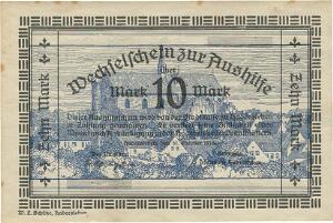 10 Mark 1918 blanket, Sieg 46, kval. 0-01 med pletter