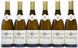 6 bts. Hermitage Blanc, Jean-Louis Chave 1999 A hfin.