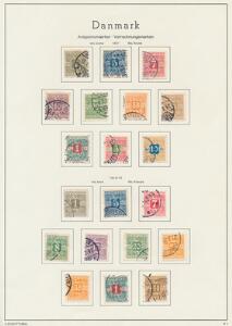 1907-15. Komplet sæt stemplet. AFA 2900.