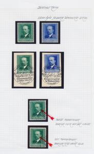Tysk Rige. 1940. Emil von Behring. 5 sider med bl.a. flere postfriske varianter m.m.