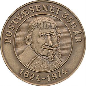 1974. Erindringsmedalje med 4 RBS i anledning af 125 års jubilæet.