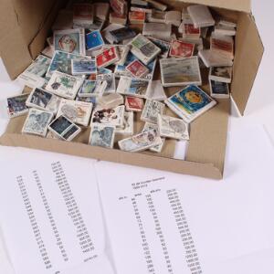 Grønland. 1950-2012. BUNDTER. Parti bundter incl. mange nyere mærker i bundter. Liste over indhold vedlagt. AFA over 40000