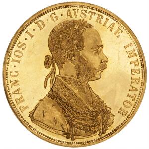 Østrig, 4 dukat 1915 nypræg, F 488